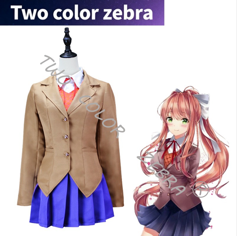 Doki Doki Literatur club Rolle - Anime Cosplay Kostüm recension och pris