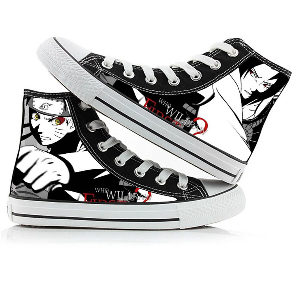 Naruto Uzumaki High-Top Canvas - Anime Cosplay Ideas Girl recension och pris