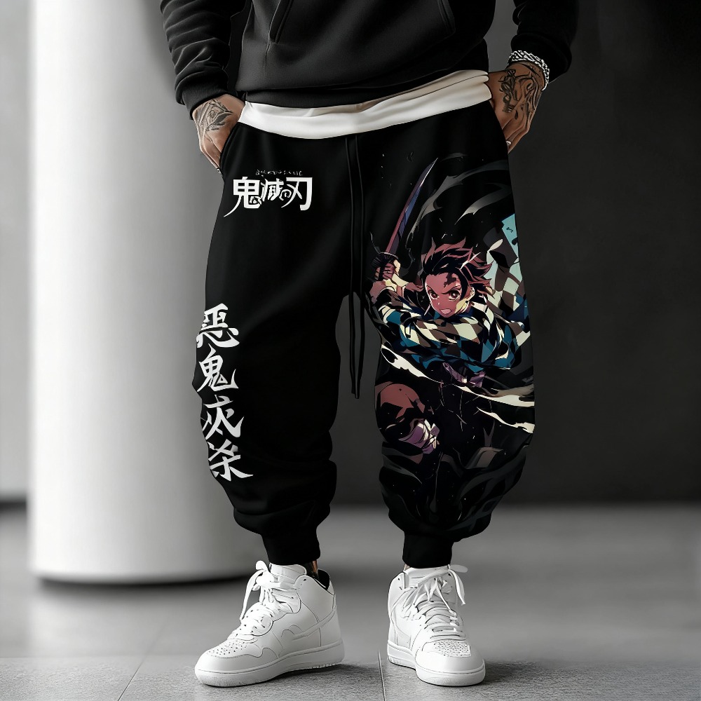 Unisex Pure Cotton Pants Demon - Anime Cosplay Tanjiro recension och pris