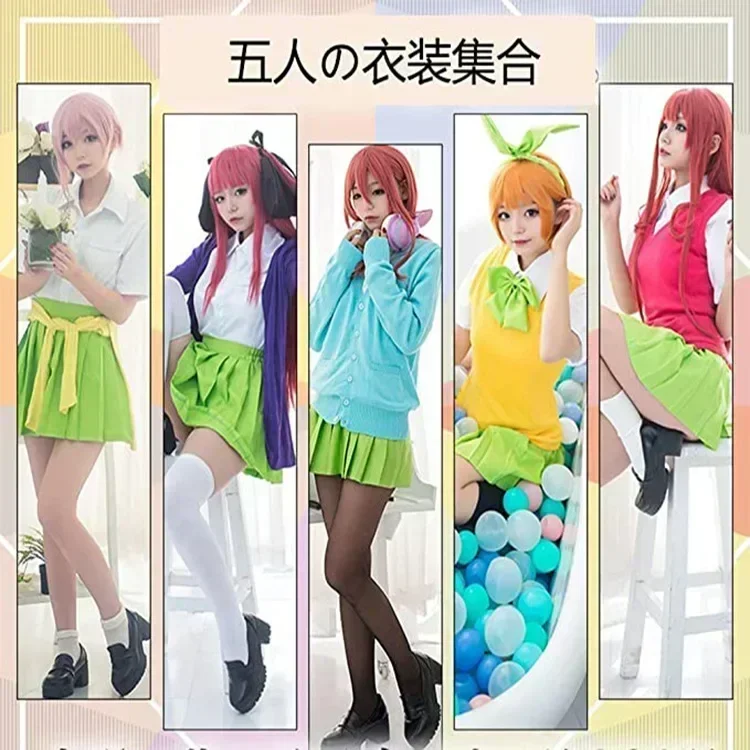 2026 new Halloween Costume de  - Quintuplets Anime Cosplay recension och pris
