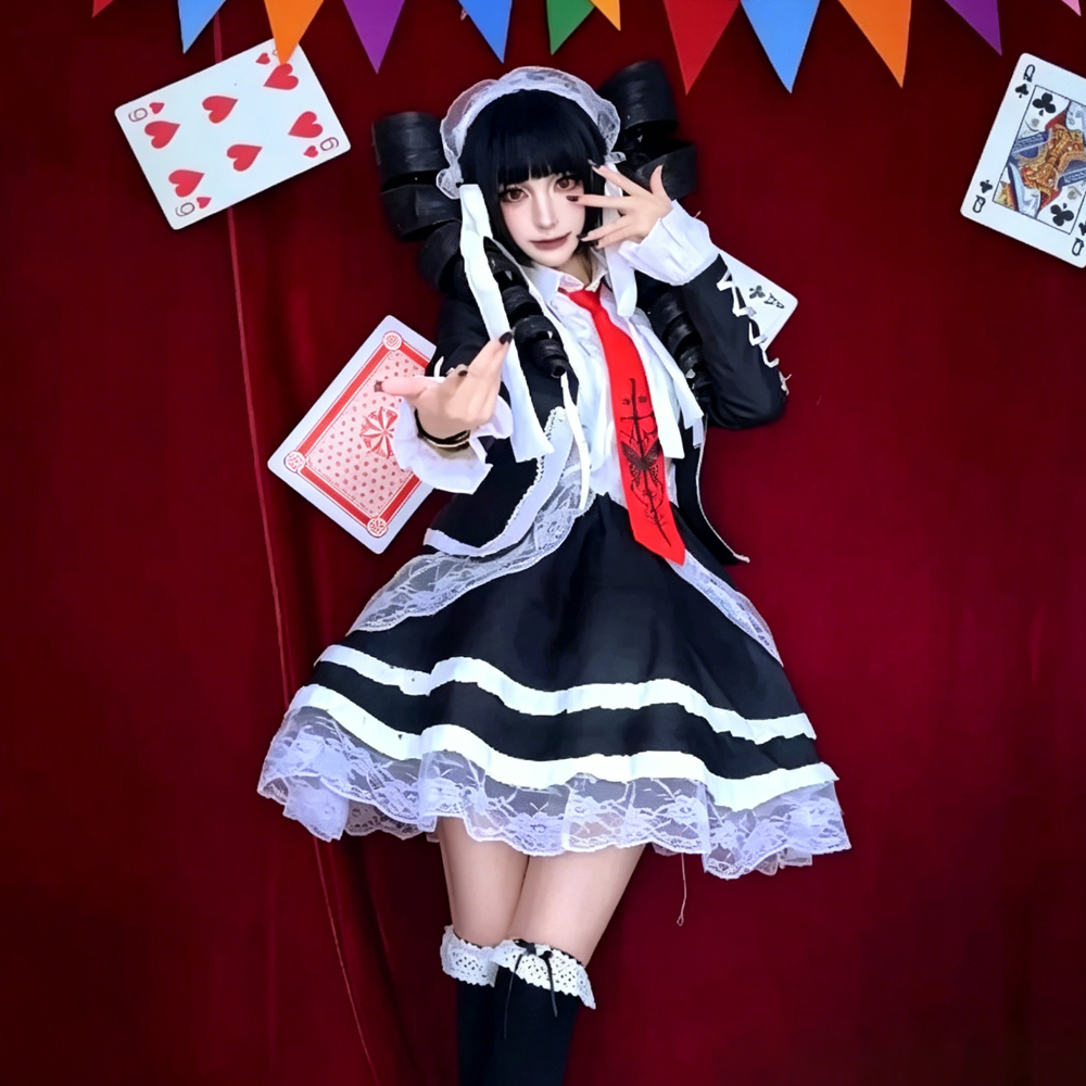 Dangaronpa Celestia Ludenberg  - Anime Cosplay Kostüm recension och pris