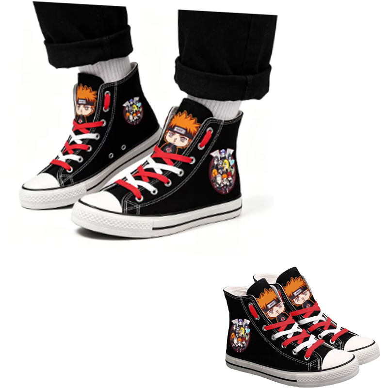 Naruto Uzumaki High-Top Canvas - Anime Cosplay Ideas Girl recension och pris