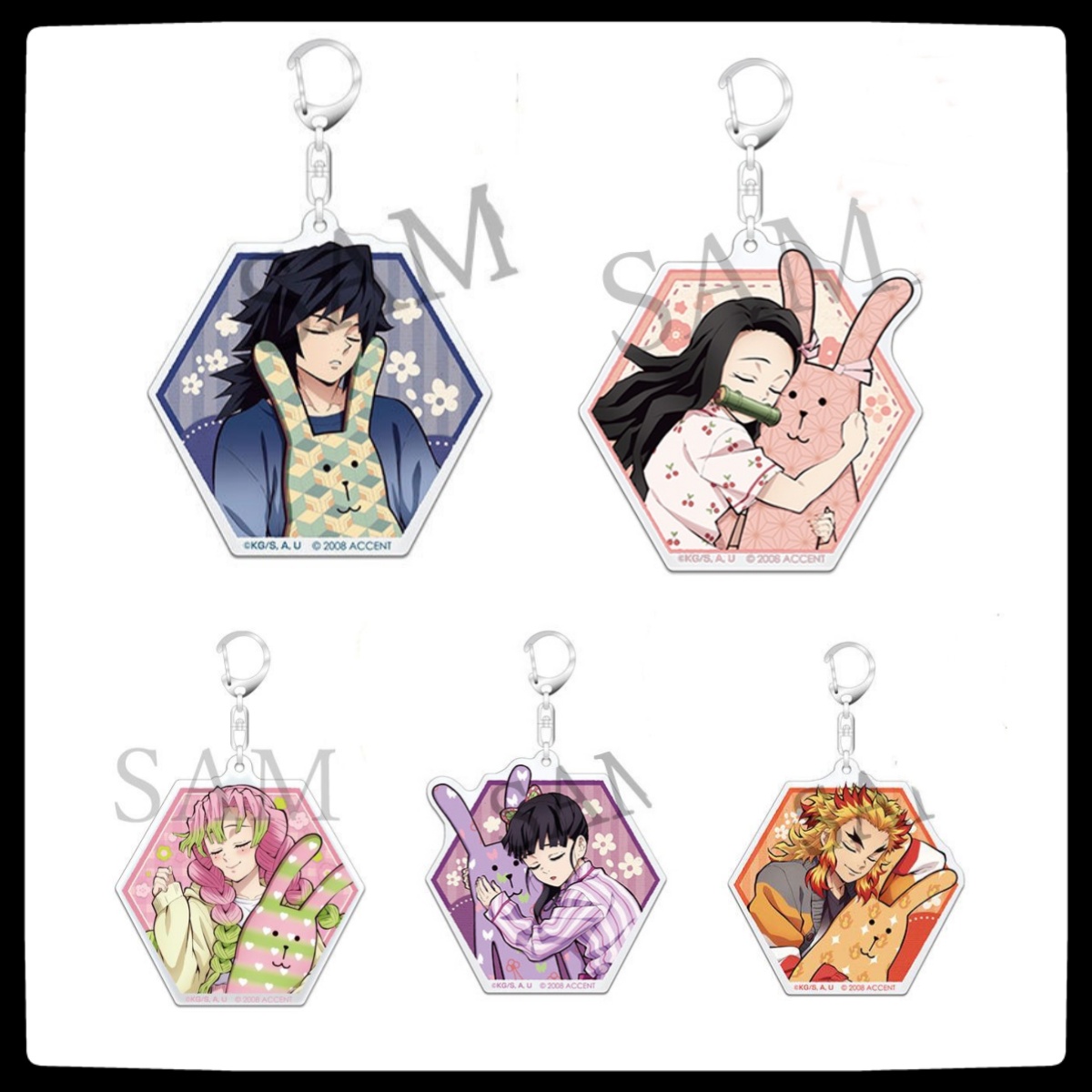 demon slayer acrylic keychain  - Anime Cosplay Tanjiro recension och pris
