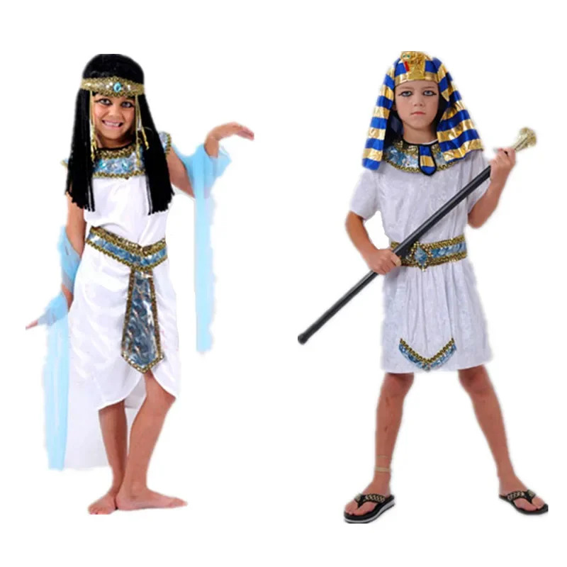 Children White Egyptian Pharao - Egypt Cosplay Anime recension och pris