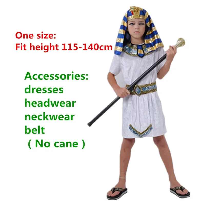 Children White Egyptian Pharao - Egypt Cosplay Anime recension och pris