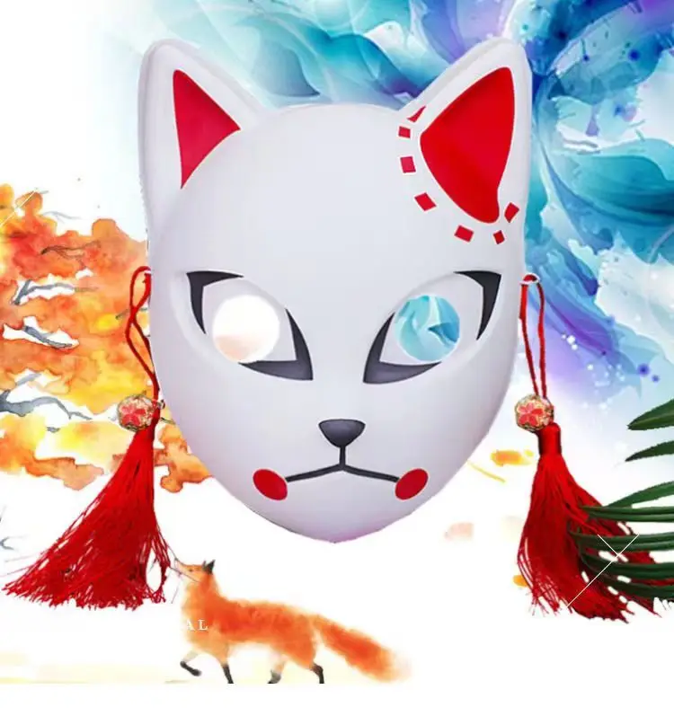 Japanse Anime Demon Vossenmask - Anime Cosplay Tanjiro recension och pris