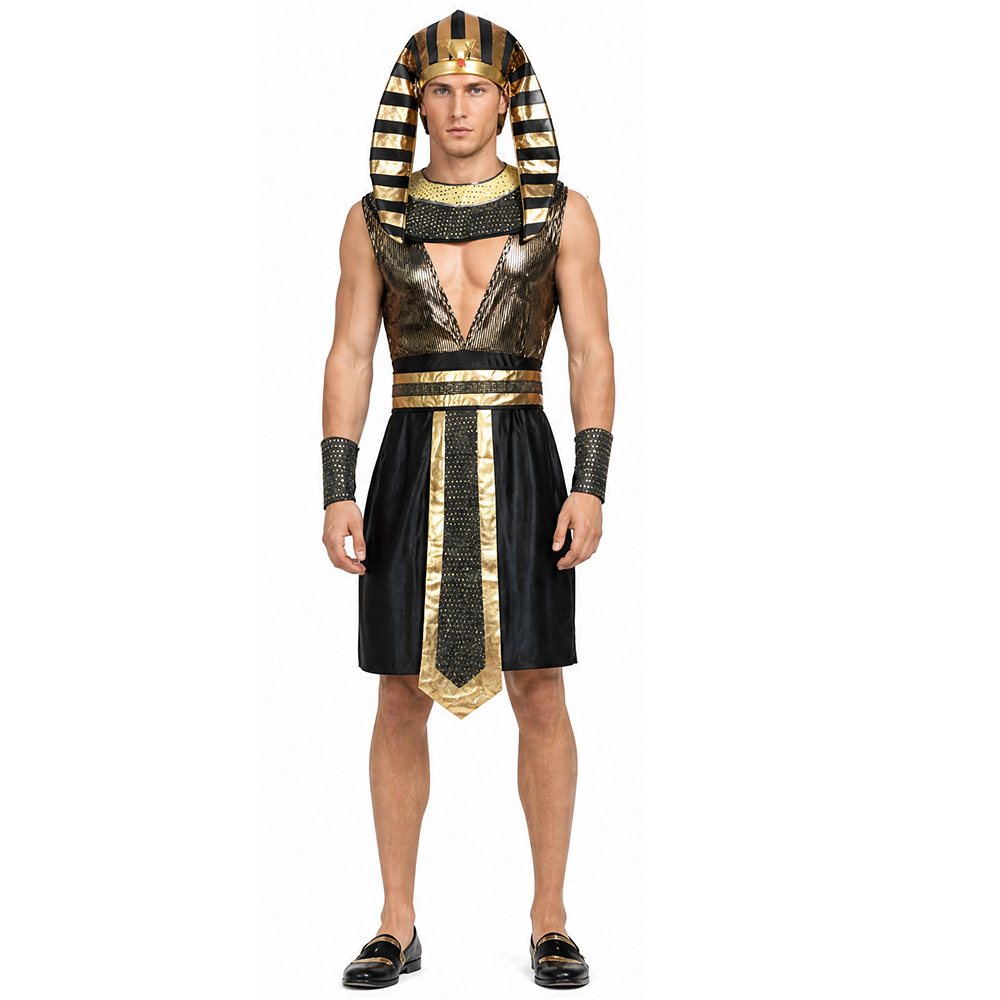 Men Egyptian Pharaoh Costume A - Egypt Cosplay Anime recension och pris