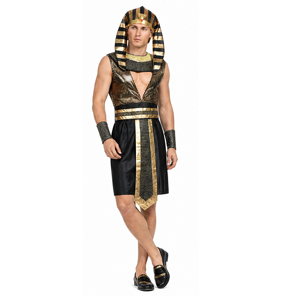 Men Egyptian Pharaoh Costume A - Egypt Cosplay Anime recension och pris