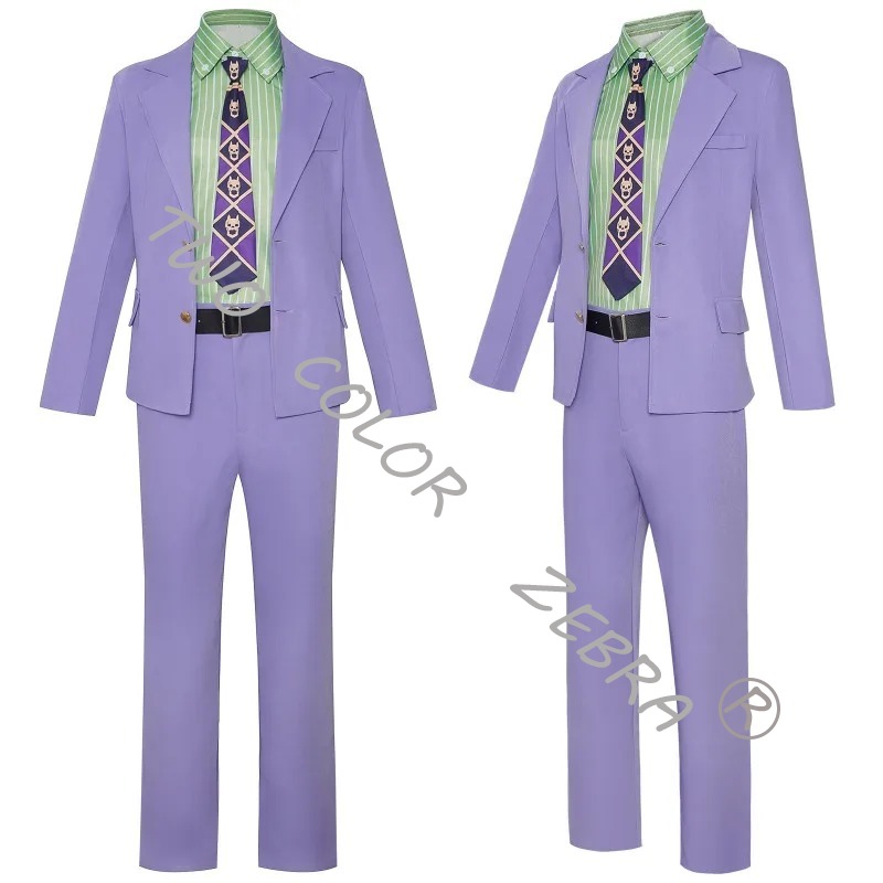 5PCS Kira Yoshikage Cosplay An - Anime Cosplay Kostüm recension och pris