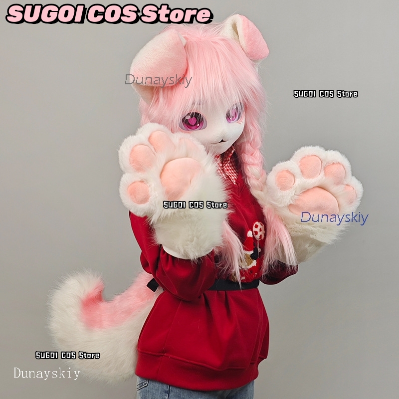 aBcSCS*Fursuit Head Kigurumi C - Anime Cosplay With Mask recension och pris