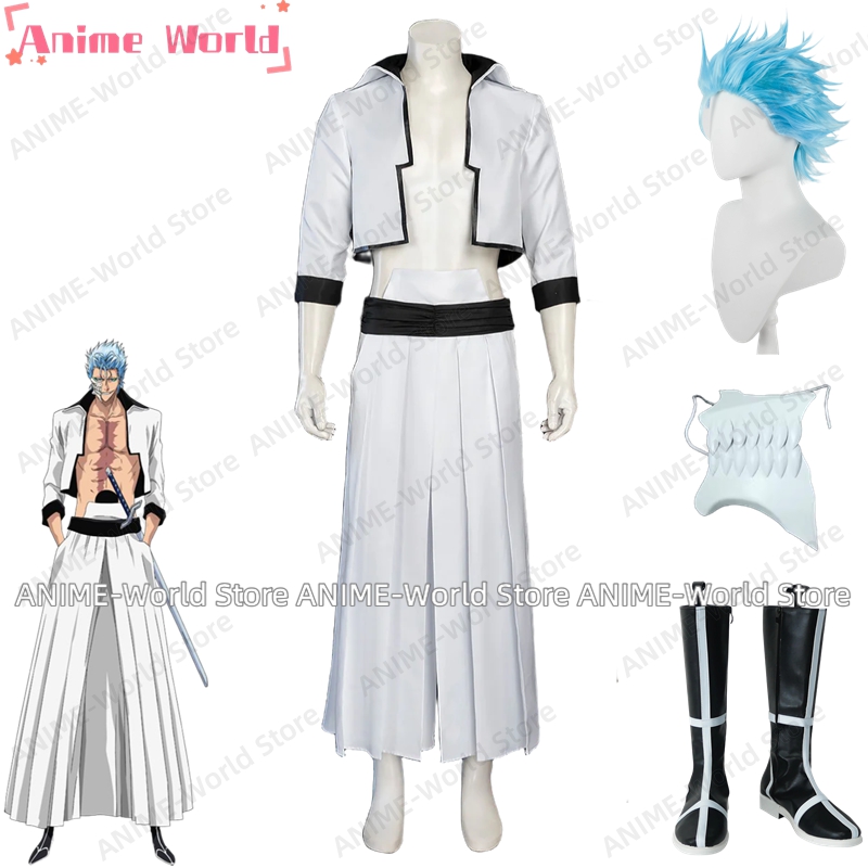 《Custom Size》Anime Grimmjow Ja - Anime Cosplay With Mask recension och pris