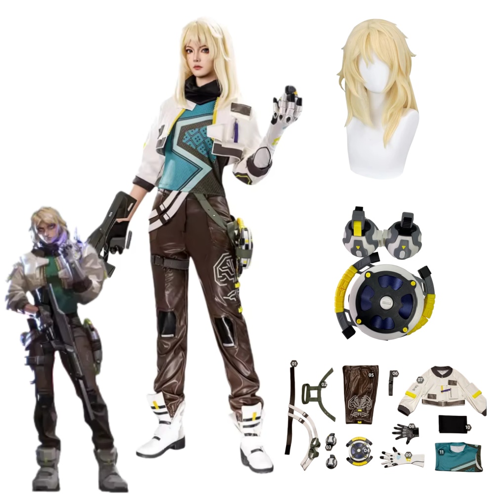 Deadlock Cosplay Costume Props - Anime Cosplay Outfit recension och pris