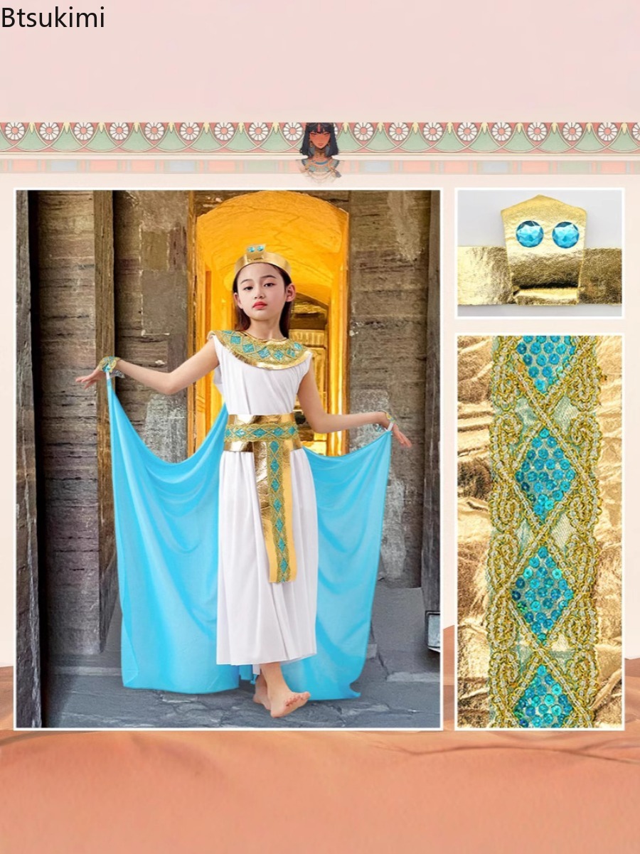 Children Halloween Cosplay Dre - Egypt Cosplay Anime recension och pris