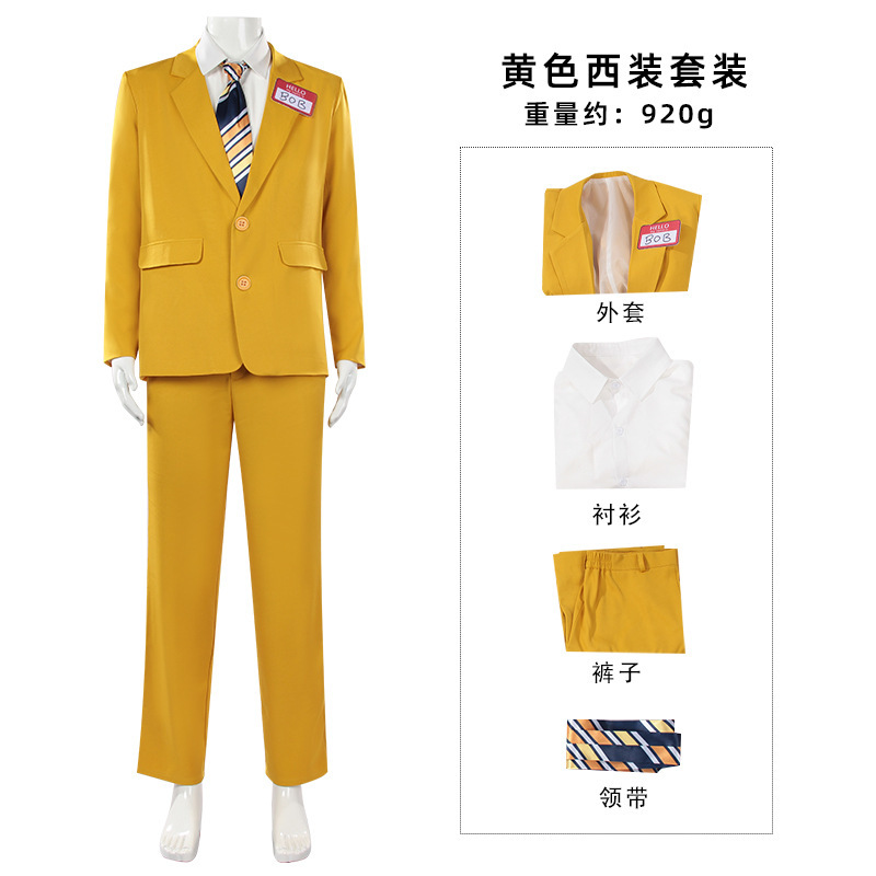Men Horror Theme Yellow Suit S - Anime Cosplay Name recension och pris